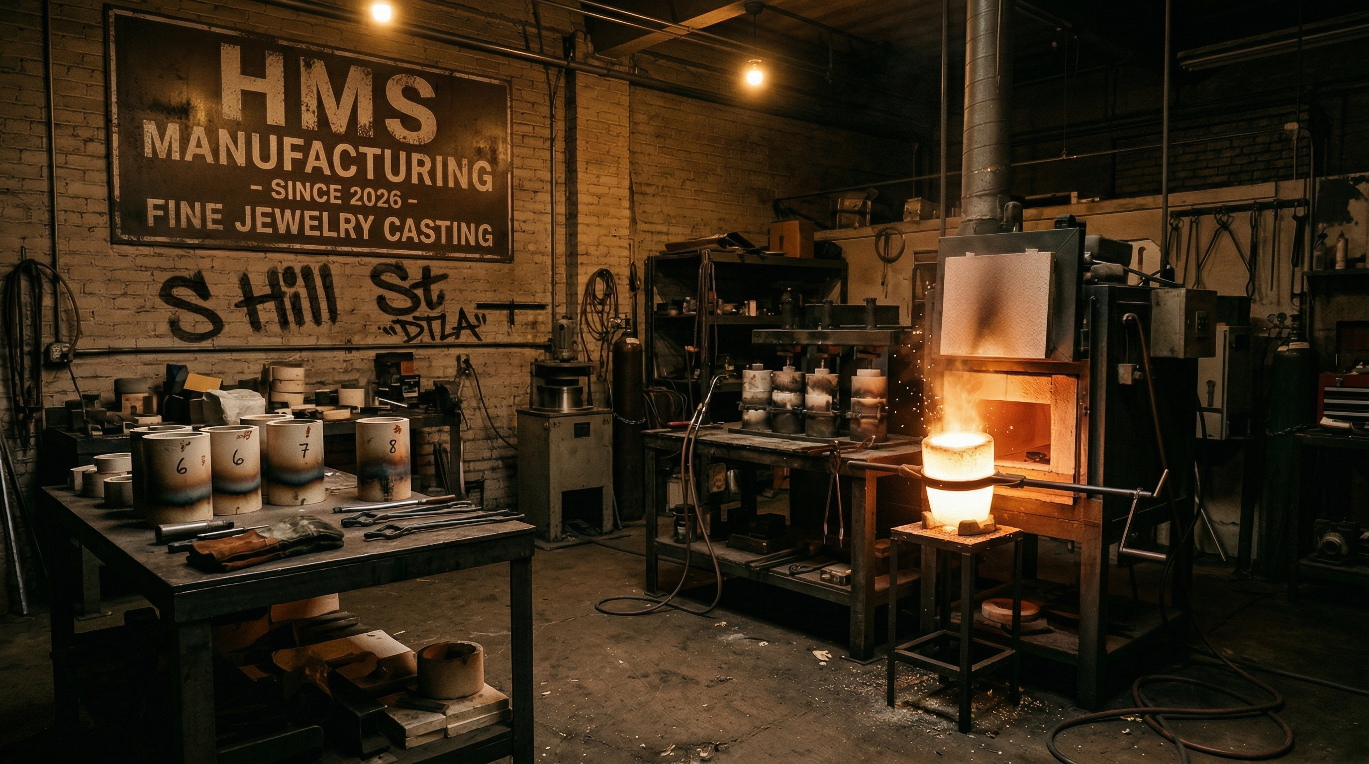 HMS MFG casting floor — Downtown Los Angeles